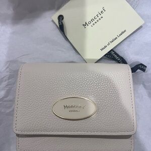 Cream Leather Women's Bag